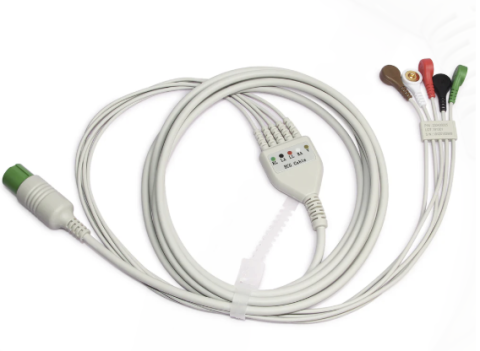 Butelii gaze medicale - Cablu ECG pentru monitor pacient CONTEC CMS8000 și CMS9000 pentru monitorizare cardiacă profesională