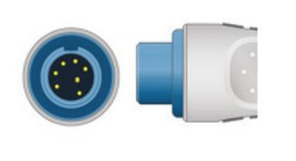 Accesorii monitoare functii vitale - Cablu extensie pentru senzor SpO2 Mindray PM-6800, BeneView T5, T6, T8 si seriile IPM, cu 7 pini. Cablu CORERAY pentru conectarea si prelungirea senzorului SpO2.