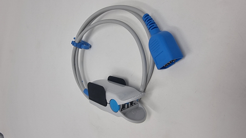 Cablu scurt - SpO2 Nihon Kohden - Adult - cleste (reutilizabil) [1]