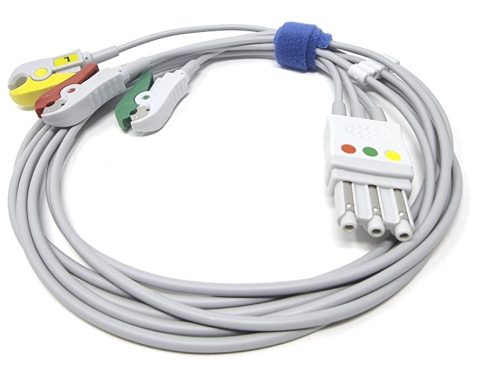 Aparatura medicala - cablu-set-fire-ecg-ekg-philips-coreray-tip-cleste