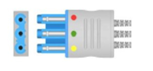 Accesorii monitoare functii vitale - cablu-set-fire-ecg-ekg-philips-coreray-tip-cleste