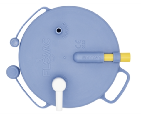 Saltele antiescara - Capac cu punga de unica folosinta colectare secretii de perete- Flovac 1L - CA-MI