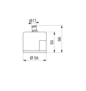 Capsula de filtrare finala tip dus , neautoclavabila, cu durata de viata de 3 luni [1]