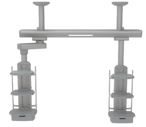 Rampa gaze medicale este pentru salile de terapie intensiva ATI, multifunctionala