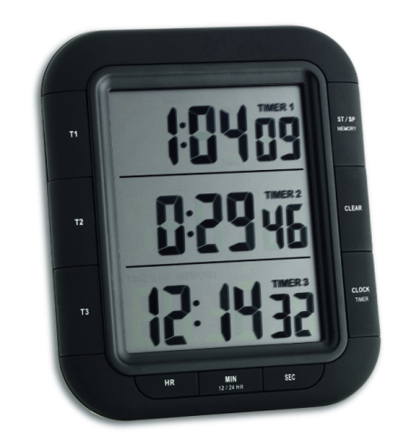 Cronometru digital TRIPLE TIME XL cu certificat BRML [1]