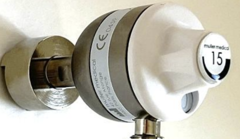 Debitmetru Oxigen Microflux 0-15 L/min cu Cuplă Standard DIN 9/16 [2]