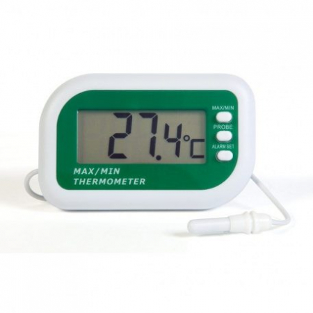 Termometru electronic / digital cu 2 senzori, alarma, valori min/max [0]