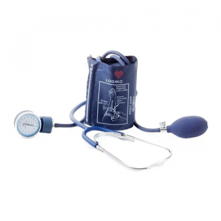 Tensiometre - Tensiometru mecanic aneroid cu manometru si stetoscop - DM333 - LOGIKO