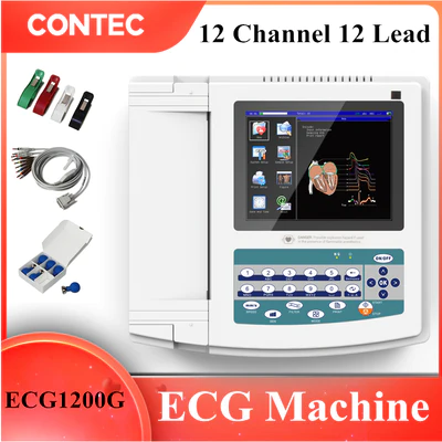 Electrocardiograf portabil 12 canale Contec ECG1200G [1]
