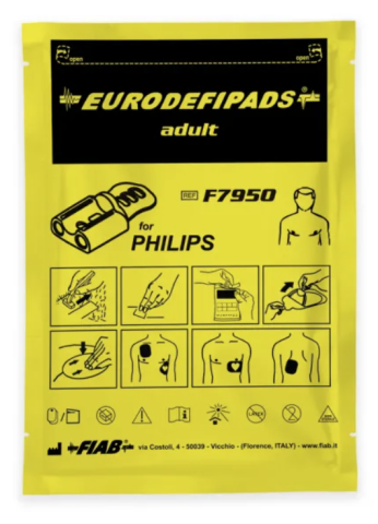 Aparatura medicala - Electrozi defibrilare adulți unică folosință FIAB Philips Laerdal Medical AED HeartStart