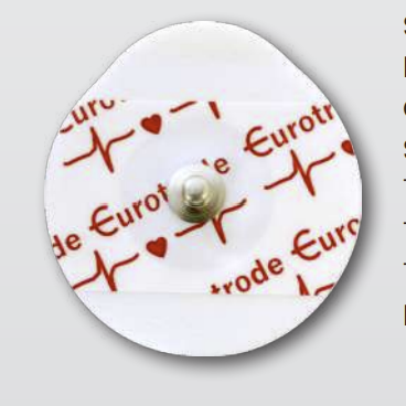 Statii gaze medicinale - Electrozi EKG de unica utilizare autoadezivi 45x42mm cu capsa, pachet 100 buc.