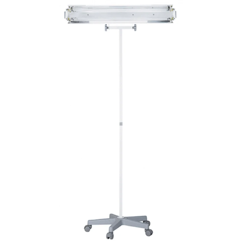 Statii gaze medicinale - Lampa UV bactericida, pe suport mobil - NBV 2x55 PL
