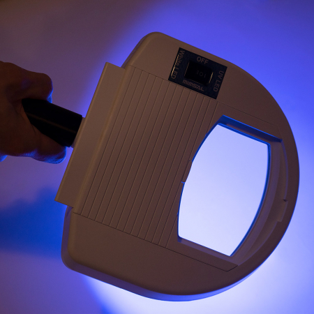 Lampa WOOD UV LED / White LED - VISTA LED HANDLE. Lentila 3 x dioptrii. [1]