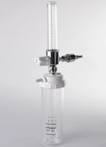 Medical - Oxigenator Barbotor Complet REANIMED cu Debitmetru și Vas Umidificator