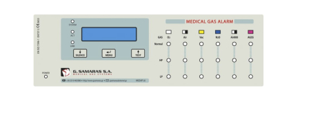Panouri control si alarmare - Panou de Alarmă pentru Gaze Medicale MGSAP L6 G Samaras