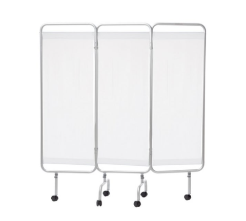 Paravane - Paravan medical cu patru segmente MO415A MORETTI pe cadru din aluminiu
