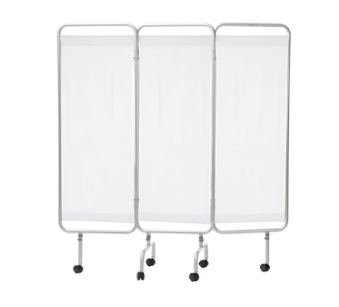 Paravane - Paravan medical cu trei segmente MO411A MORETTI pe cadru din aluminiu