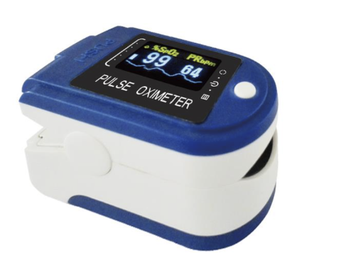 Butelii gaze medicale - Pulsoximetru de deget CONTEC CMS50D+ pentru măsurare saturație oxigen și puls