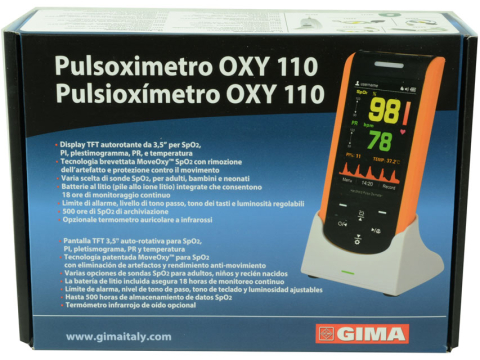Pulsoximetru OXY 110 cu stativ și acumulator – monitor SpO2 și puls [2]
