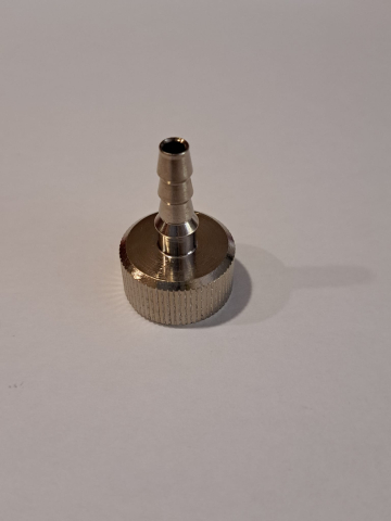 Medical - Reducție cu piuliță olandeză 9/16 UNF sau 3/8 UNF și ștuț 6 mm pentru gaze medicale