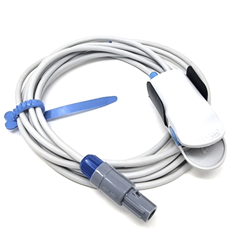 Accesorii monitoare functii vitale - Senzor SpO2 CORERAY MEDIBLUE 3 metri compatibil Edan M3 M3A M3B iM9 iM9A iM50