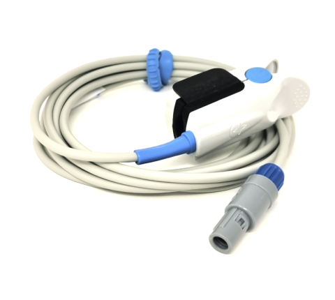 Aparatura medicala - Senzor SpO2 CORERAY 3 m, 6 pini, compatibil Mindray PM6000, PM7000, PM8000, PM-9000 Express