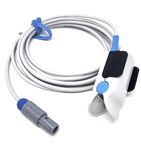 Accesorii monitoare functii vitale - Senzor SpO2 CORERAY 3 m, 6 pini, compatibil Mindray, Datascope, Edan, Contec, Goldway și altele