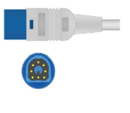 Accesorii monitoare functii vitale - Senzor SpO2 1m CORERAY compatibil Philips C1 C3 Viridia MP20 MP30 MP40 MP50 MP70 MP80 VM4 VM6 VM8 8 pini