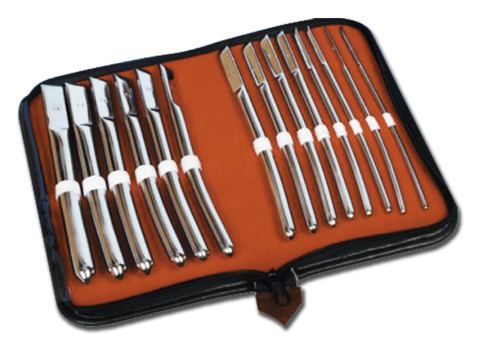 Instrumentar - Set 14 dilatatoare Hegar Ø4–17 mm instrumentar ginecologic profesional
