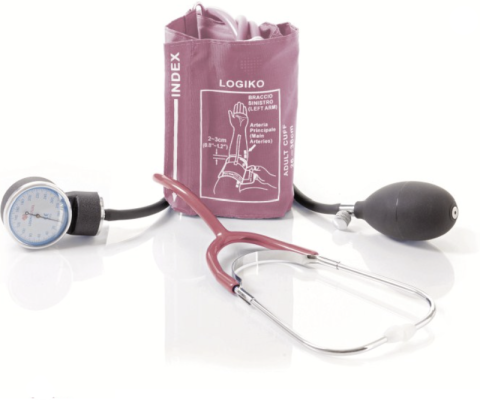 Tensiometru mecanic cu stetoscop DM353 LOGIKO - MORETTI [1]