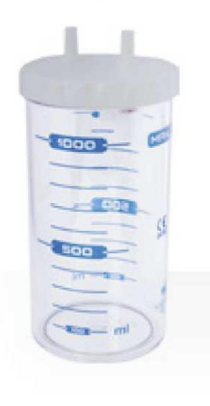 Console ATI si UPU - Vas/ Borcan aspirator secretii MAK 1000, autoclavabil