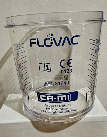 Oglinzi/Lampi frontale - Vas/ Borcan reutilizabil, fara capac pentru saci de unica folosinta Flovac 1L, de perete - CA-MI
