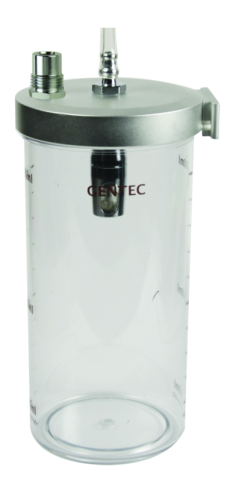 Lampi bactericide - Vas Secreții 1000 ml – Capac Metalic și Suport Prindere, Autoclavabil