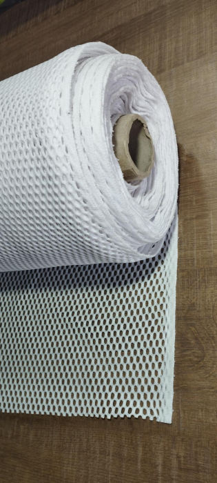 Plasa - mesh ALB, 220 gr / mp, material gros, PES 100% [3]