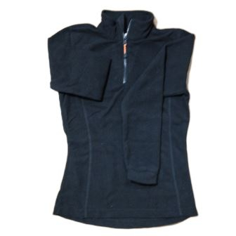 Produse reflectorizante protectia muncii - Bluza dama fermoar scurt material polar 220gr/mp Poliester 100%