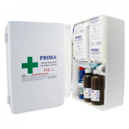 Truse sanitare pentru Locul de Munca - Trusa Sanitara de Prim Ajutor fixa, pentru locul de munca, avizata MS