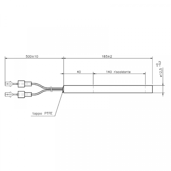 Rezistenta CLAM 12,7mm 187mm 400wati (HT64686) [2]
