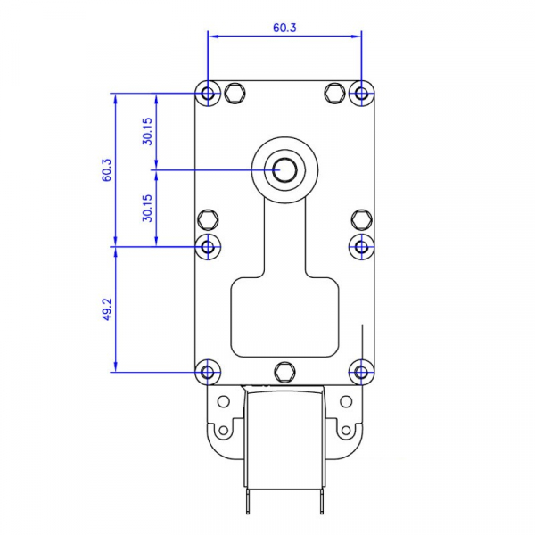 Motor reductor snek, FB1285  3 rpm, ax 8,5mm [3]