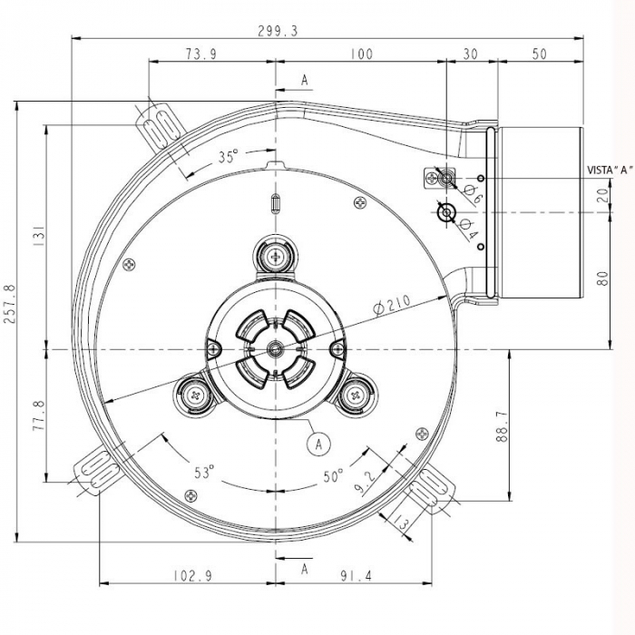 Extractor - extractor de fum pentru sobele cu peleți. [3]