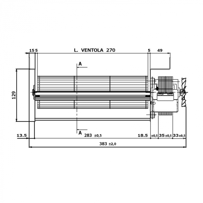 Ventilator tangential  FERGAS 158201 [3]