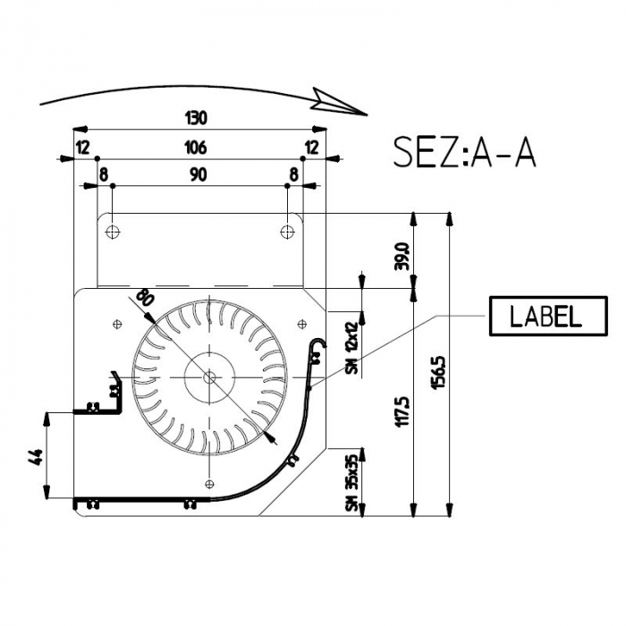 Ventilator tangential Fergas 148402 [4]