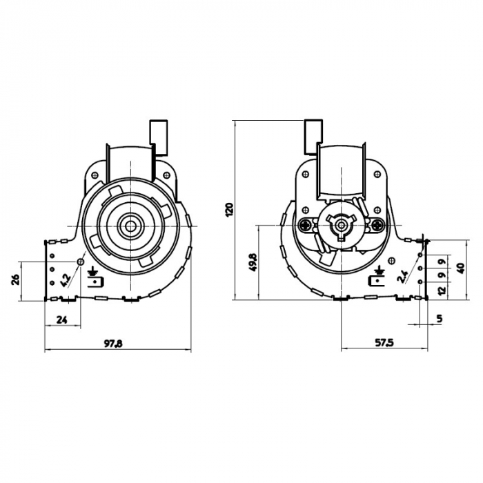 Ventilator tangențial TGO 60/1-360/30 - FERGAS 117827 [2]