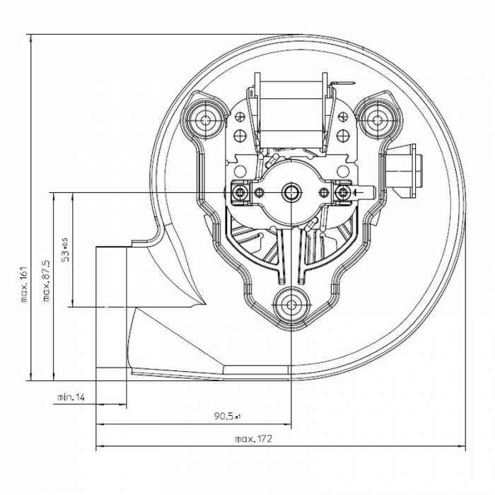 Ventilator fum si gaze  GRN-FL108042Y65 [2]