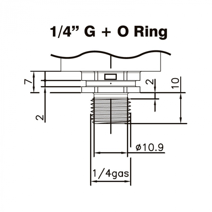 Traductor, senzor de presiune 1/4 "  centrale peleti [2]