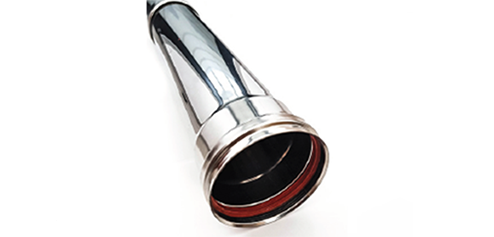 Burlan Inox  Ø 80 cazan peleti  1000mm [1]