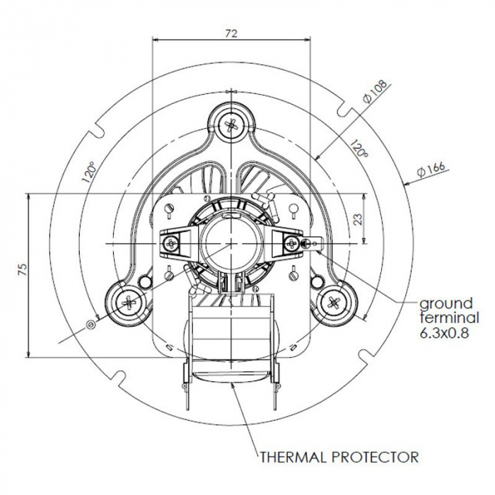 Extractor gaze si fum TRIAL CAF15Y-120S [3]