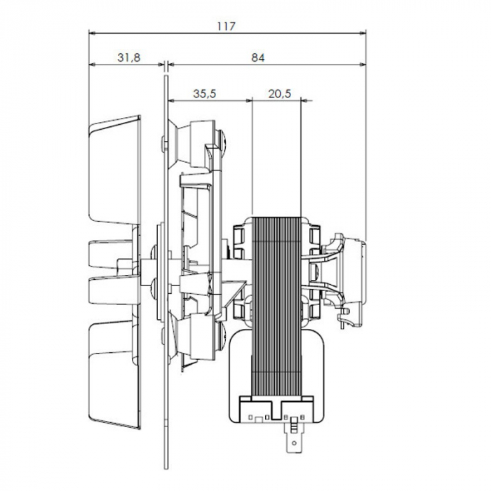 Extractor gaze si fum TRIAL CAF15Y-120S [4]
