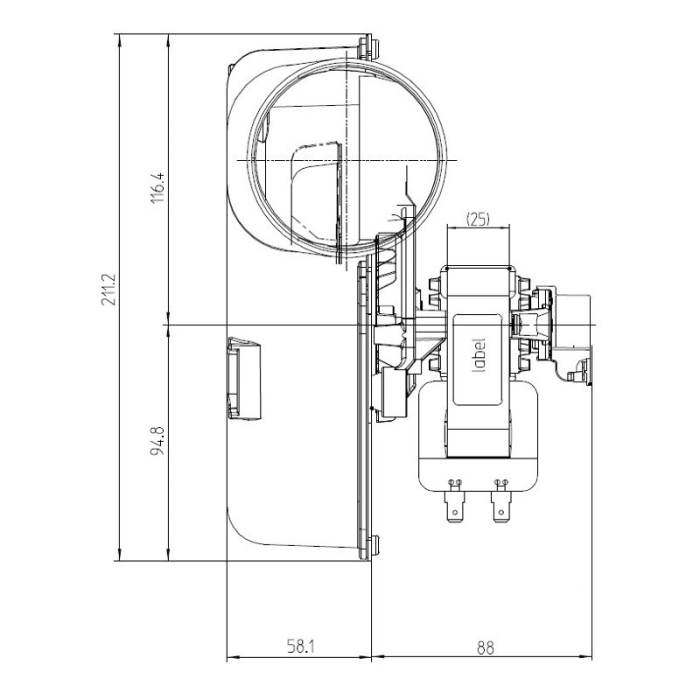 Extractor de fum - Ventilator de evacuare FERGAS 261007 [3]