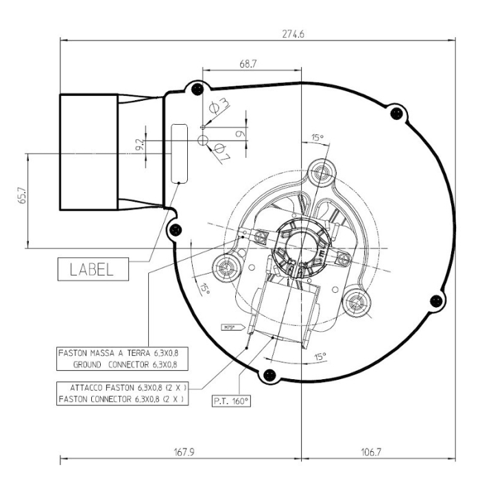 Extractor de fum - Ventilator de evacuare FERGAS 261007 [2]