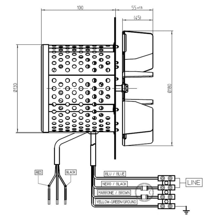 Extractor ventilator de fum FERGAS VFM 180/45 RE C [2]